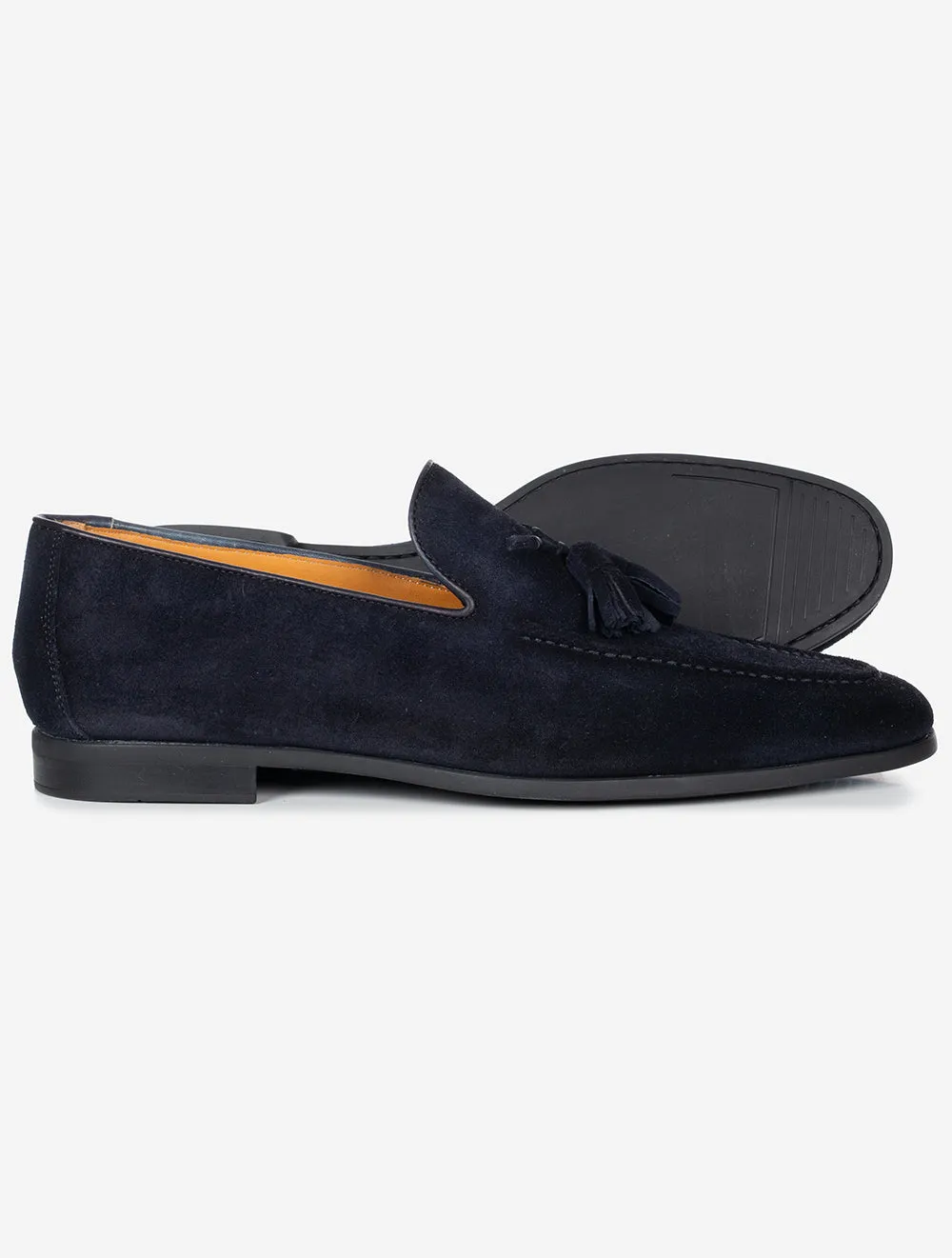 Tassel Penny Loafer Wildleder Marineblau
