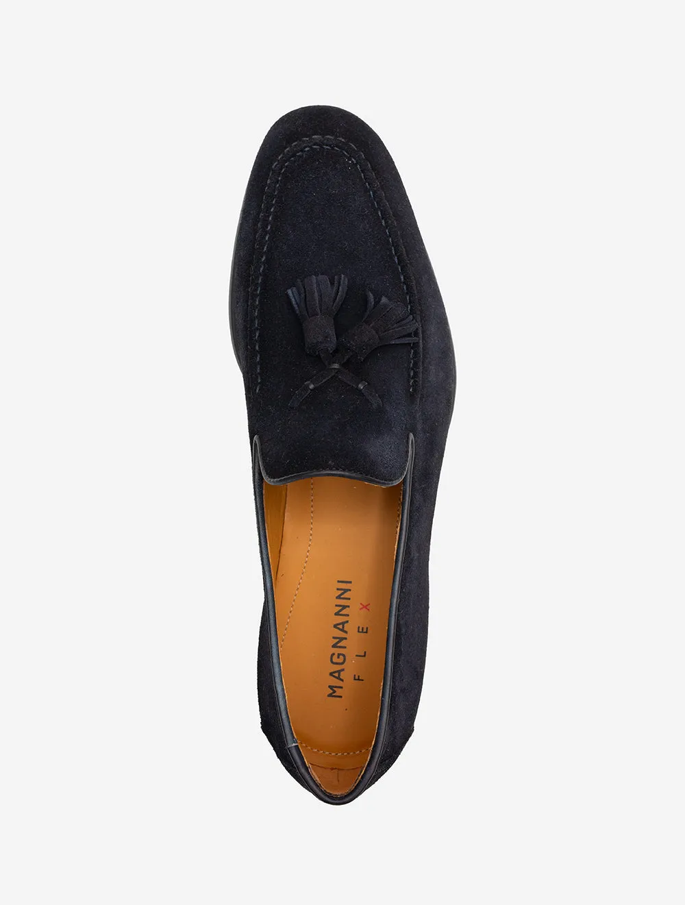 Tassel Penny Loafer Wildleder Marineblau