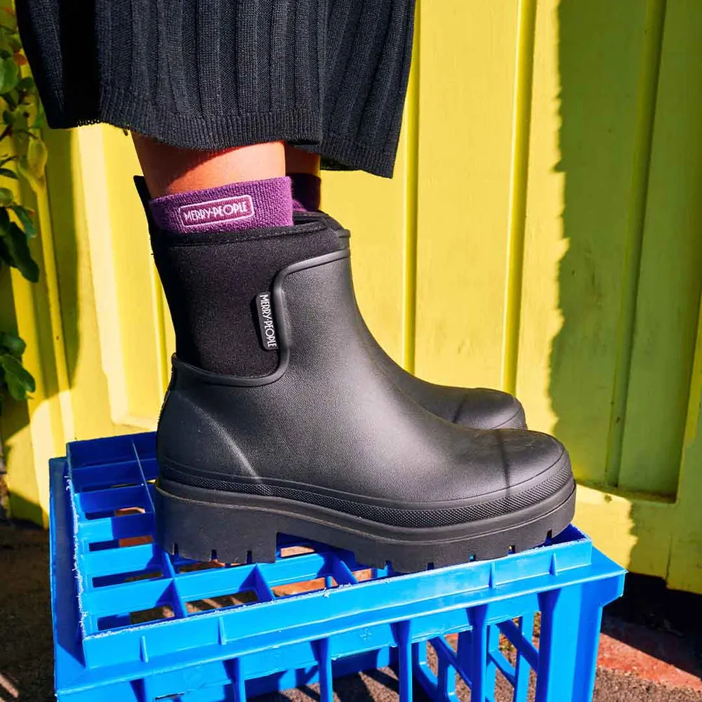 Tully Regenstiefel in Schwarz von Merry People