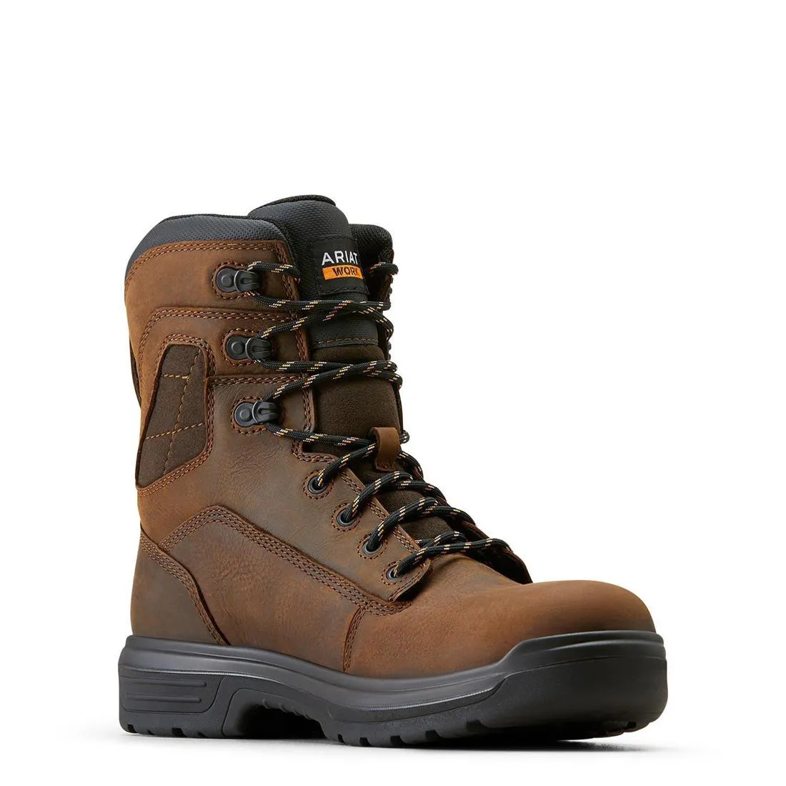 Turbo 8 Zoll wasserdichter Stiefel mit weicher Spitze in edlem Braun
