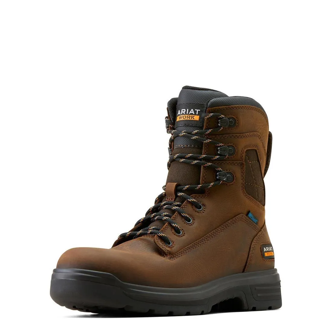 Turbo 8 Zoll wasserdichter Stiefel mit weicher Spitze in edlem Braun