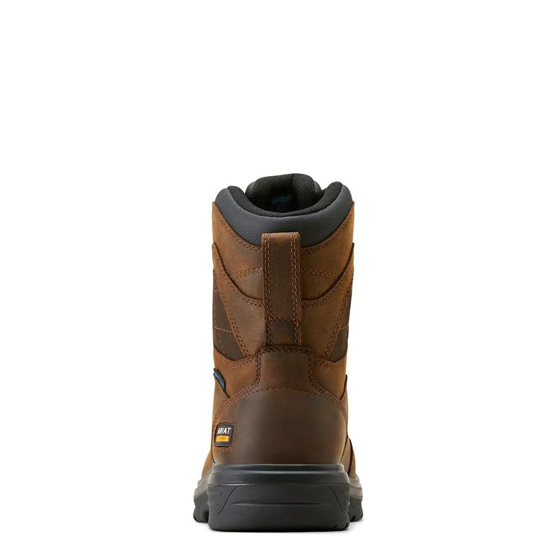 Turbo 8 Zoll wasserdichter Stiefel mit weicher Spitze in edlem Braun