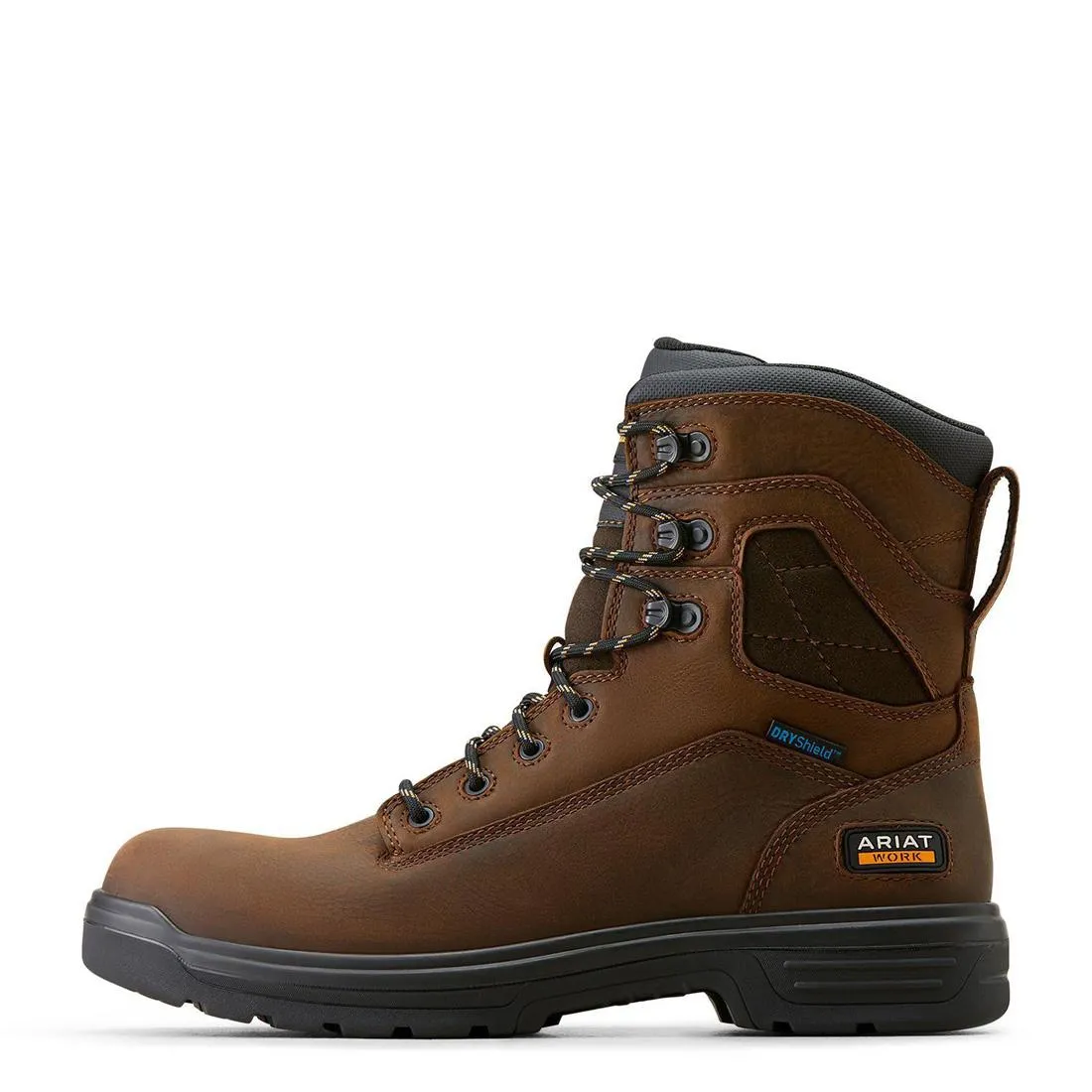 Turbo 8 Zoll wasserdichter Stiefel mit weicher Spitze in edlem Braun