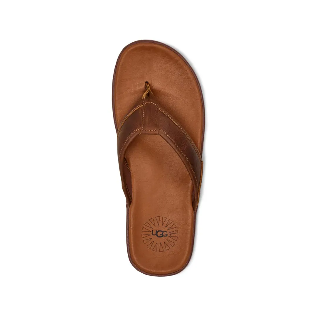 UGG® - Herren Seaside Leder Flip-Flop Sandalen (1102690-LUG)