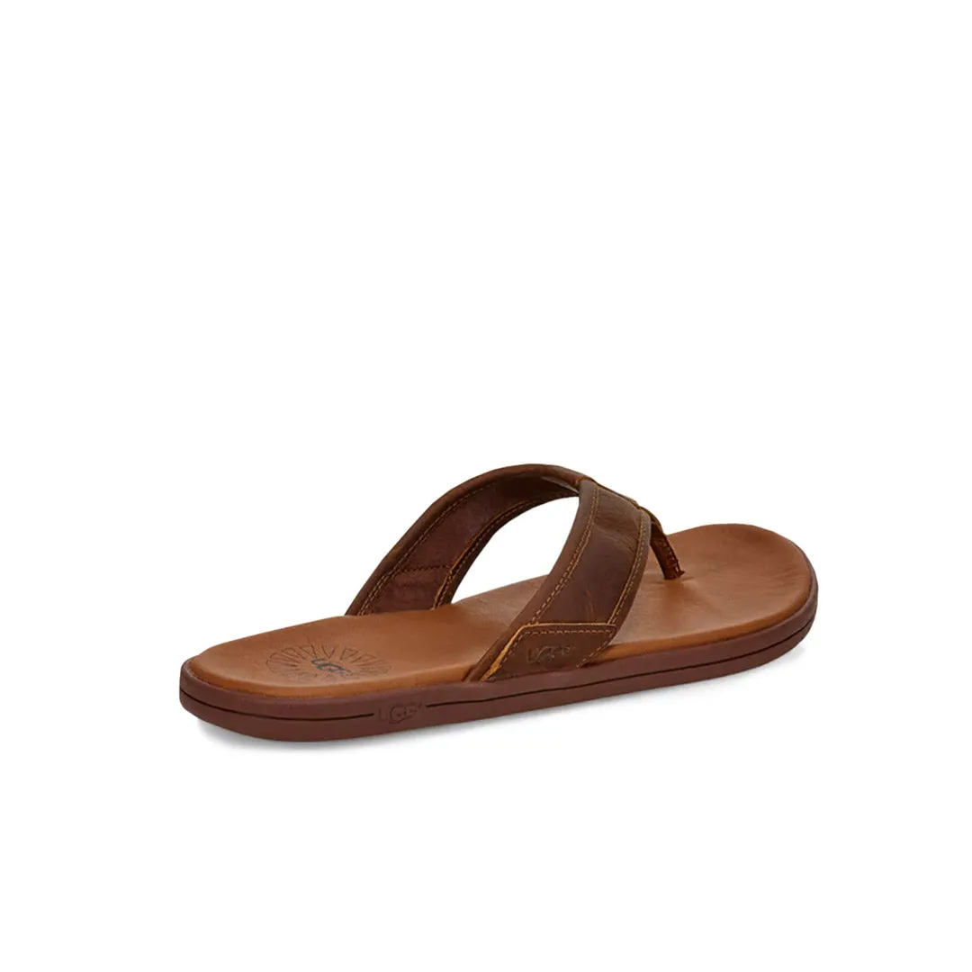 UGG® - Herren Seaside Leder Flip-Flop Sandalen (1102690-LUG)