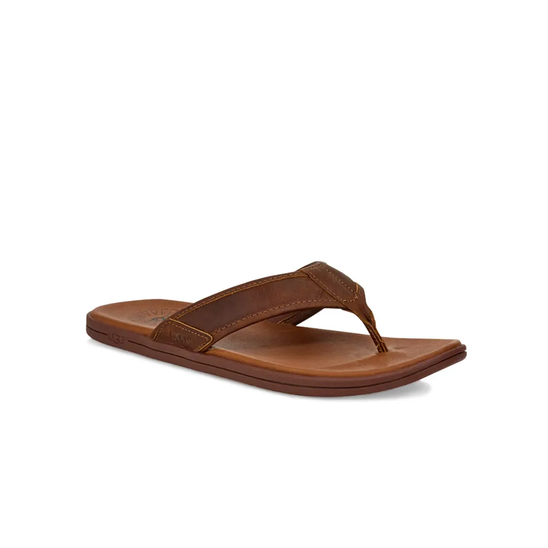 UGG® - Herren Seaside Leder Flip-Flop Sandalen (1102690-LUG)