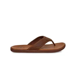 UGG® - Herren Seaside Leder Flip-Flop Sandalen (1102690-LUG)