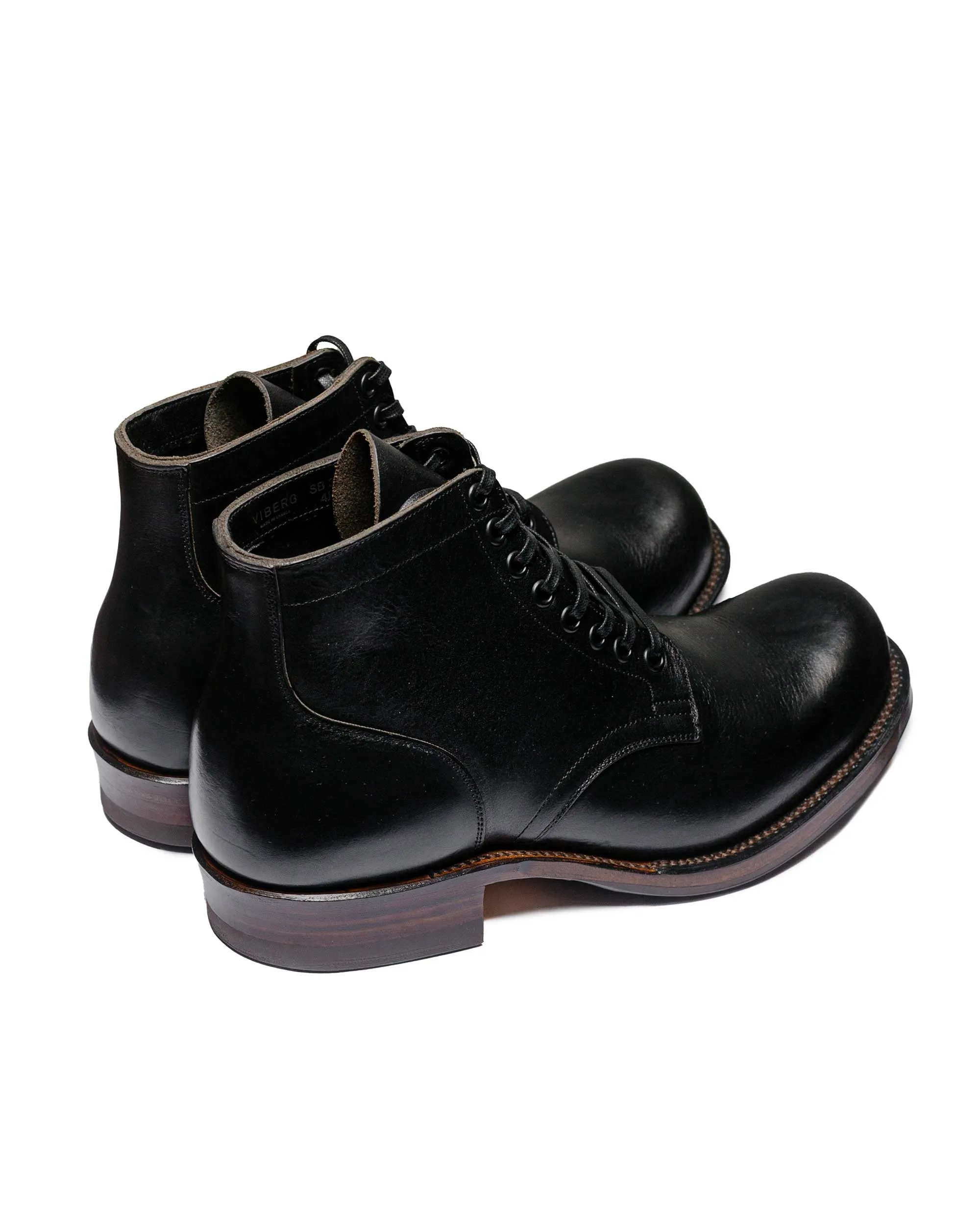 Viberg Service Boot 310 Schwarz Wolliges Chromexcel