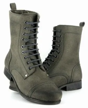 Vintage-Stiefel in Grau von Vegetarian Shoes