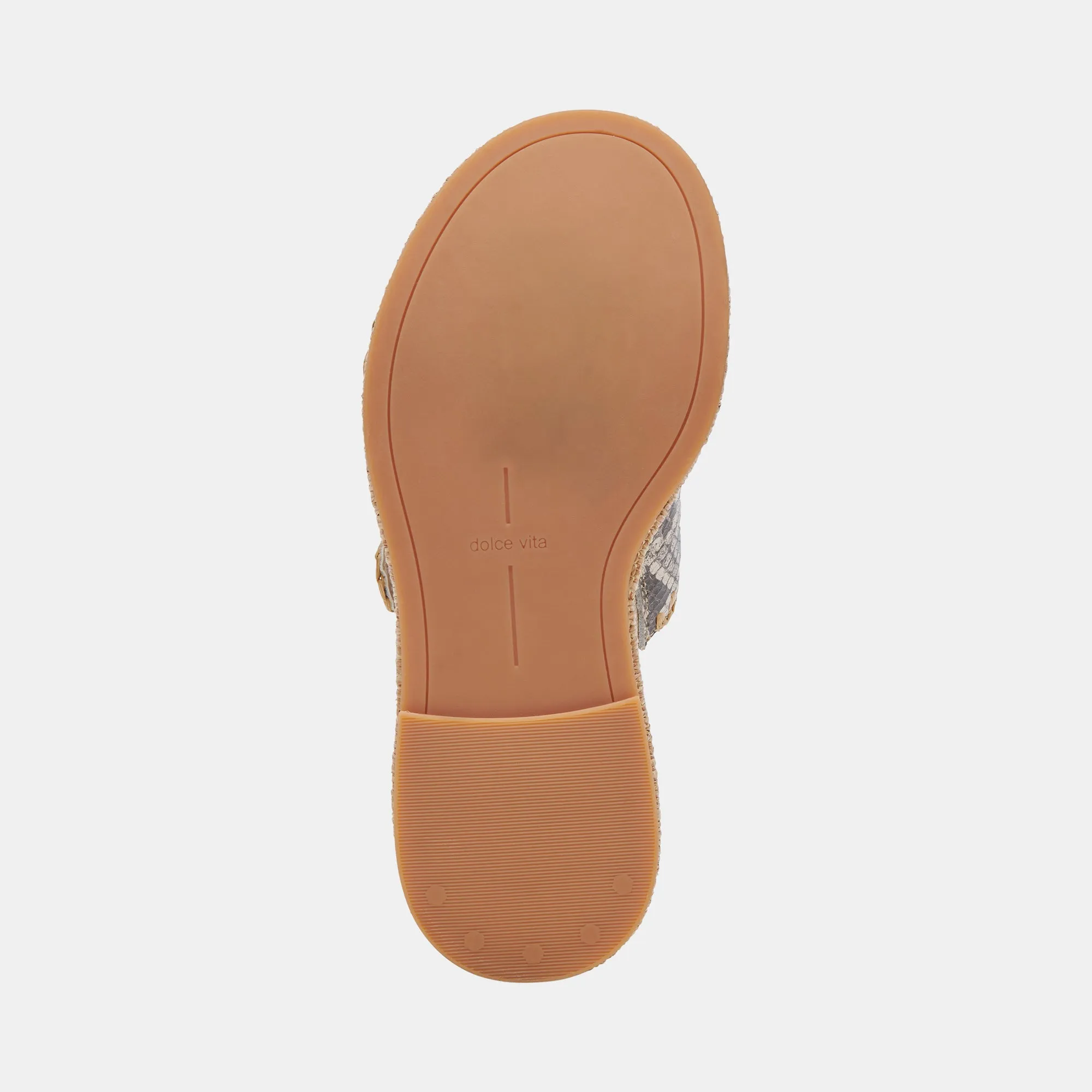 WANIKA SANDALEN SCHWARZ WEIß GEPRÄGTES LEDER