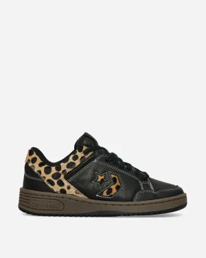 Waffe Ponyhaar Sneakers Schwarz