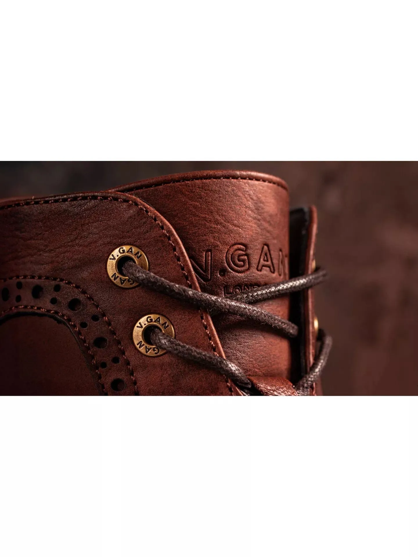 Wheat 2 Herren Brogues aus veganem Leder | Hellbraun