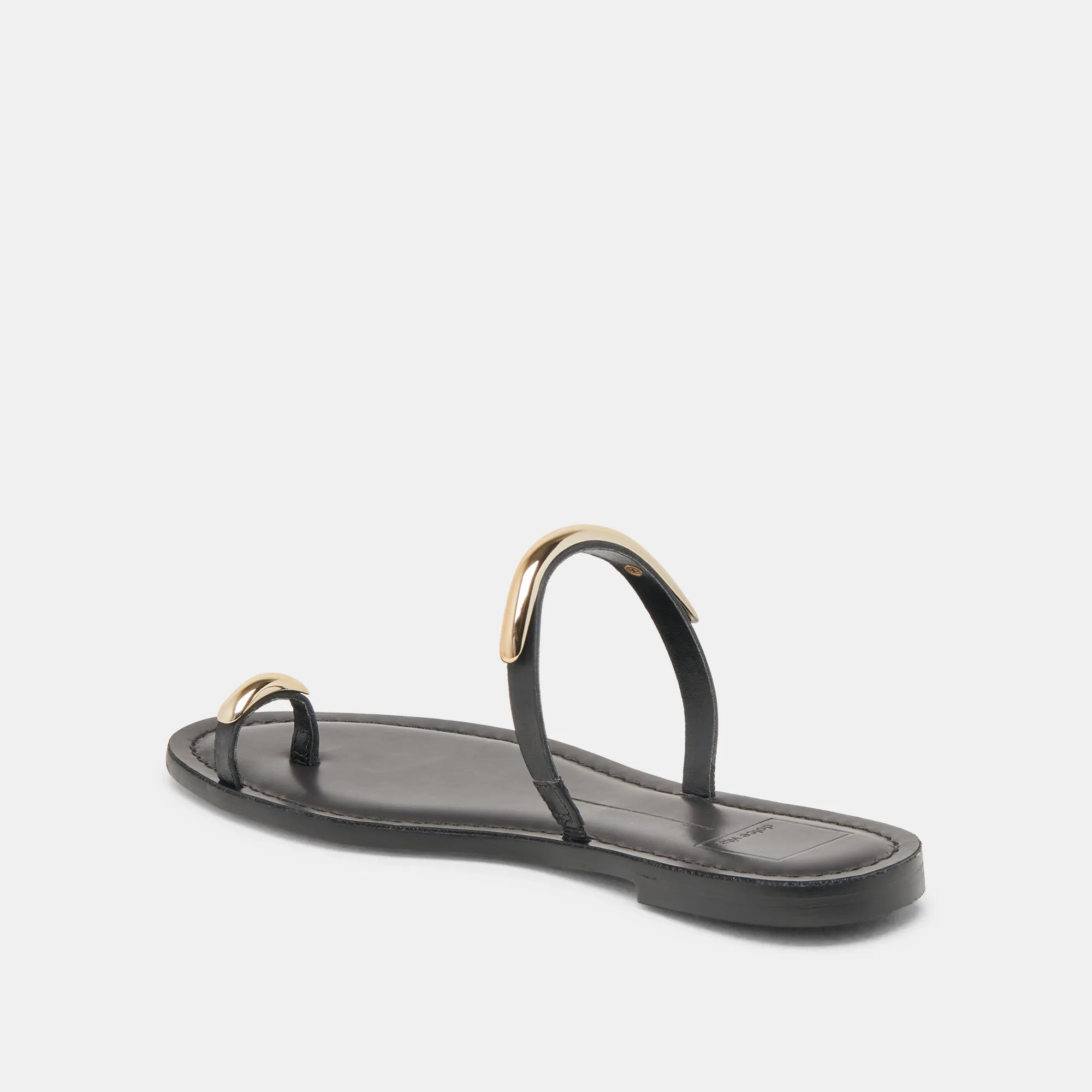 WINK SANDALETTEN AUS SCHWARZEM LEDER