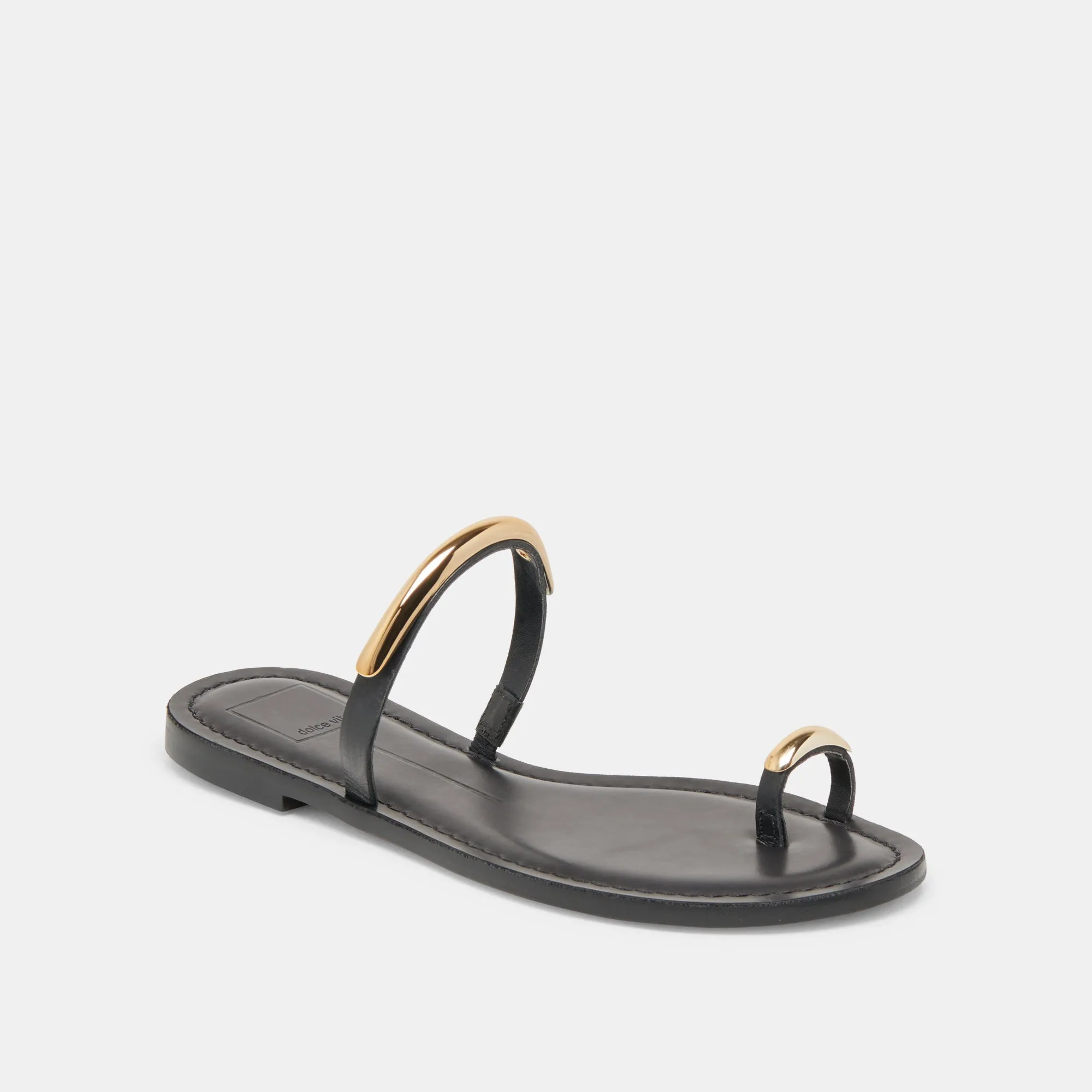 WINK SANDALETTEN AUS SCHWARZEM LEDER