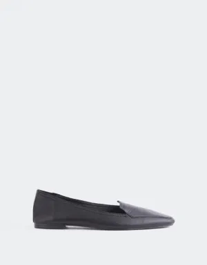 Winkle Schwarzes Leder