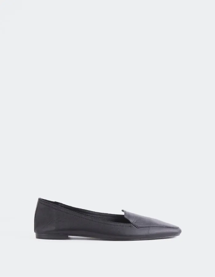 Winkle Schwarzes Leder