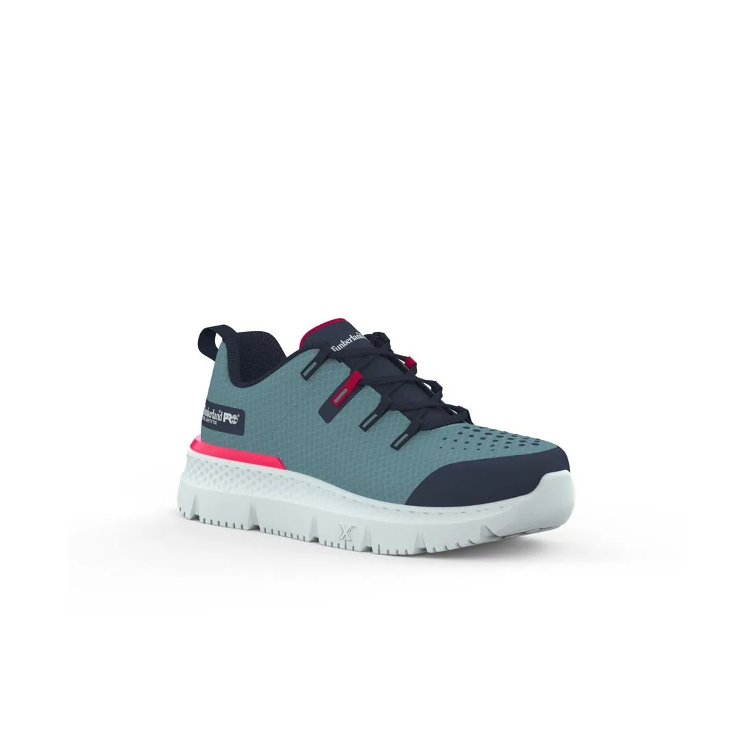 Damen Intercept Sicherheitshalbschuh mit Stahlkappe in Petrol/Blau