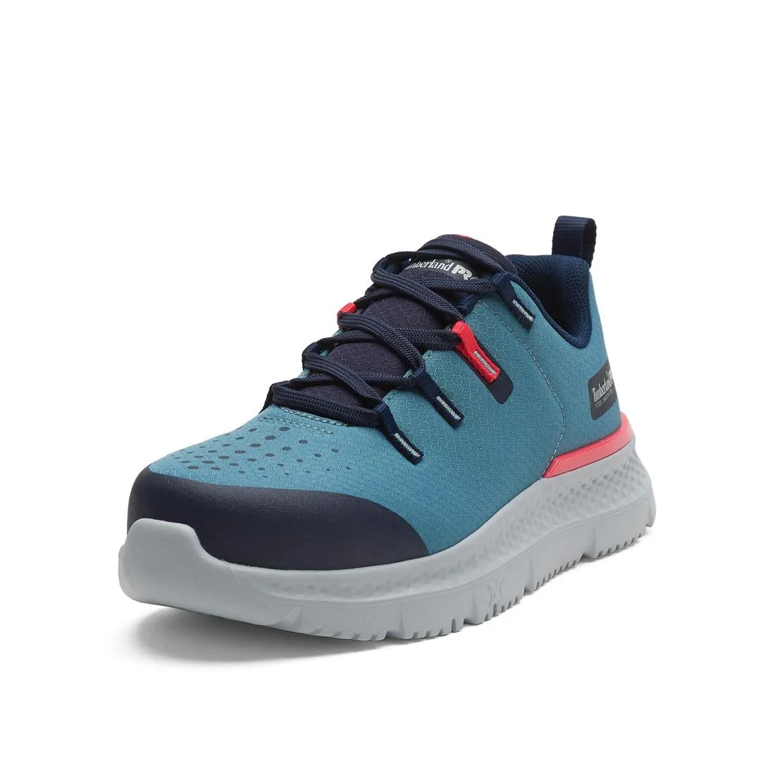 Damen Intercept Sicherheitshalbschuh mit Stahlkappe in Petrol/Blau