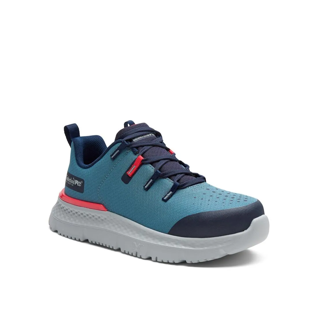 Damen Intercept Sicherheitshalbschuh mit Stahlkappe in Petrol/Blau