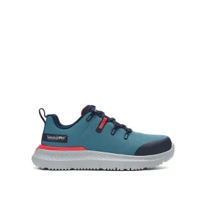 Damen Intercept Sicherheitshalbschuh mit Stahlkappe in Petrol/Blau