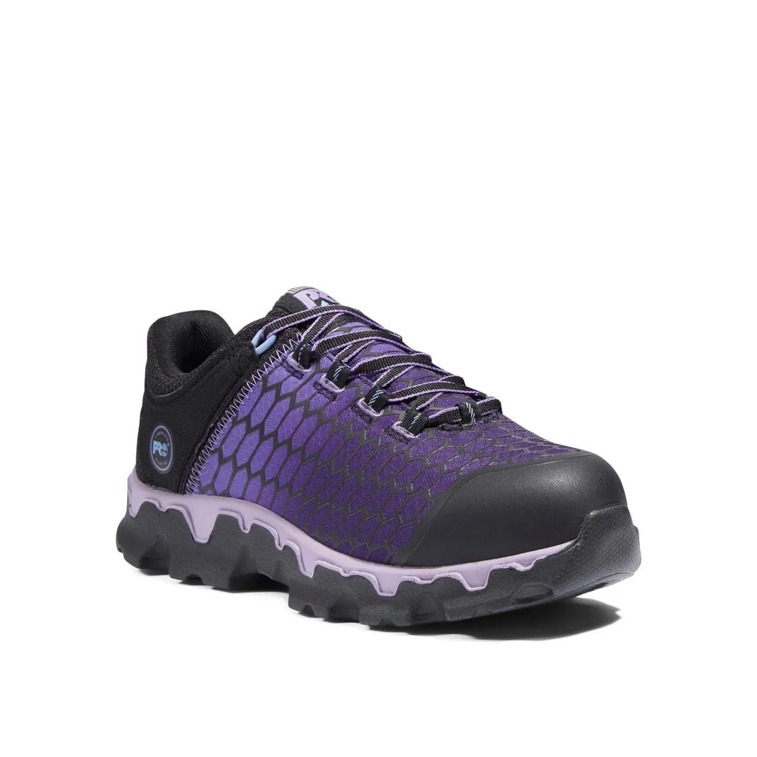 Damen Powertrain Sport Arbeitsschuh mit Stahlkappe Schwarz/Lila