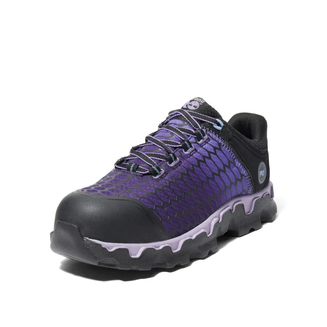 Damen Powertrain Sport Arbeitsschuh mit Stahlkappe Schwarz/Lila