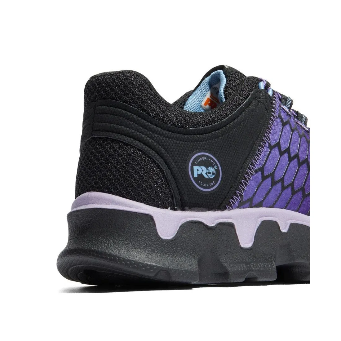 Damen Powertrain Sport Arbeitsschuh mit Stahlkappe Schwarz/Lila