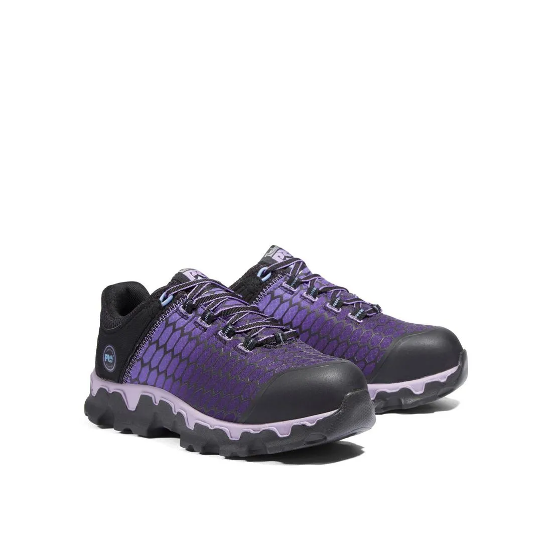 Damen Powertrain Sport Arbeitsschuh mit Stahlkappe Schwarz/Lila