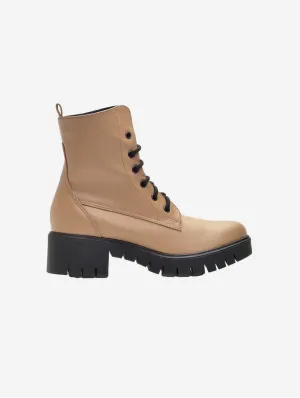 Frauen Workers Nr. 3 Vegea® Traubenleder Stiefel | Karamell