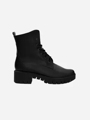 Workers Nr. 3 Desserto® Kaktusleder Vegane Stiefel | Schwarz
