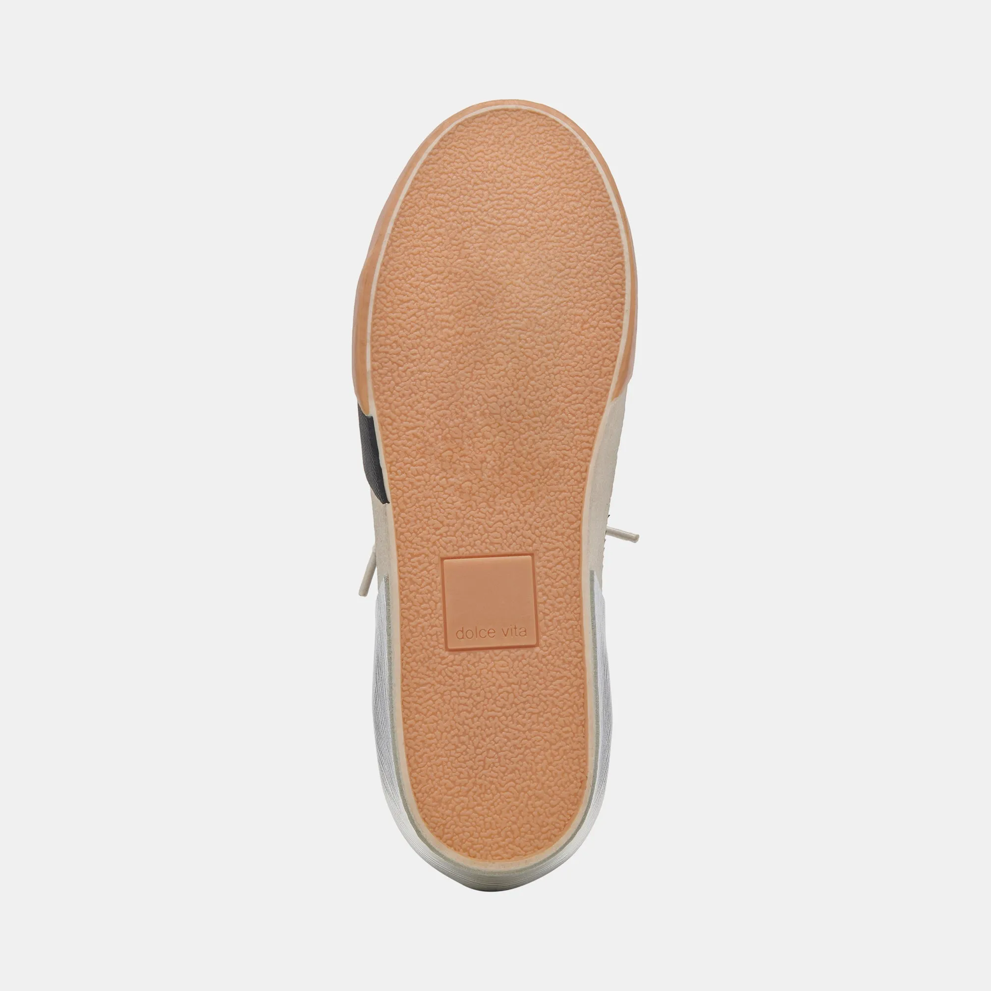 ZINA WEITE SNEAKER ONYX GEPRÄGTES LEDER