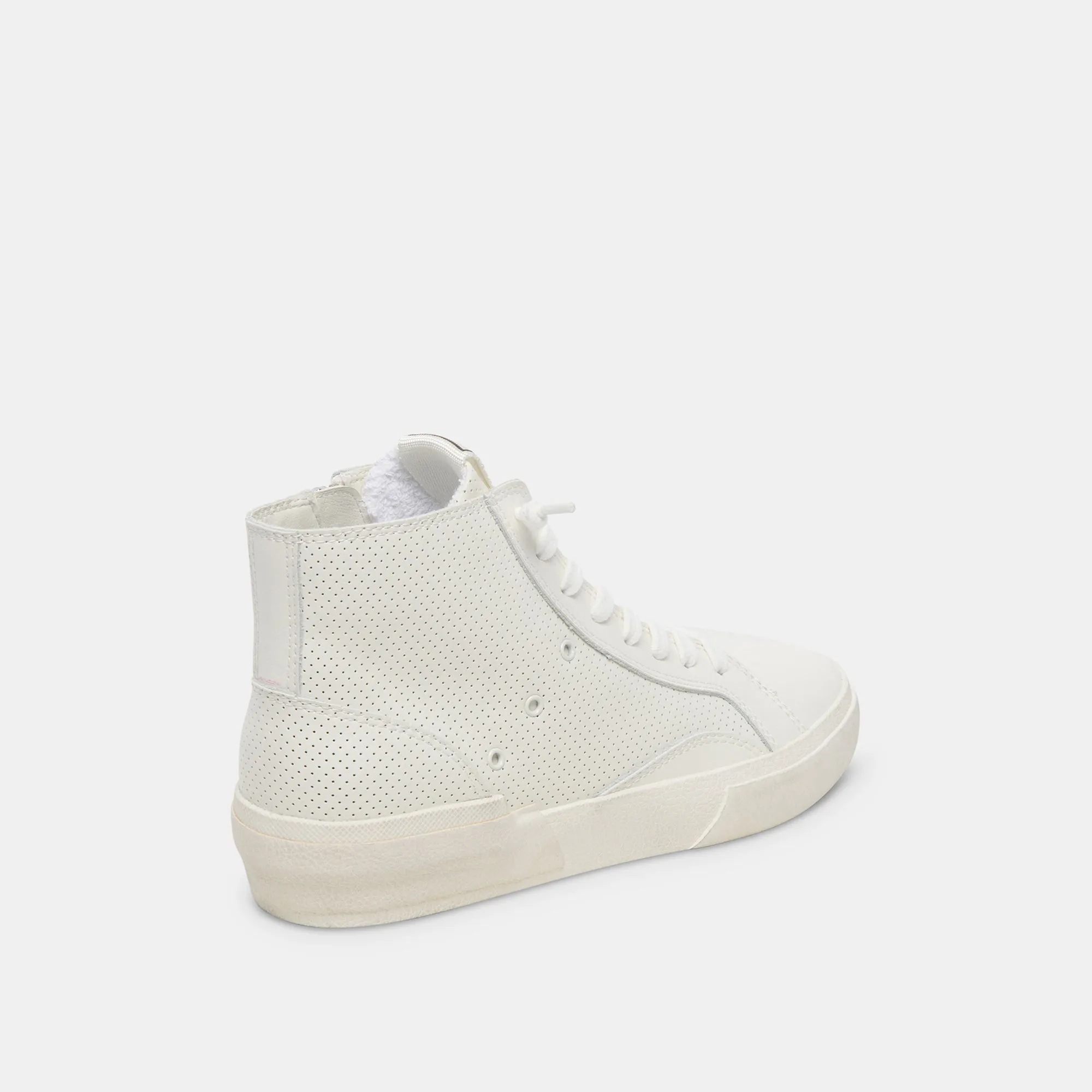 ZOHARA SNEAKERS WEIßES PERFORIERTES LEDER