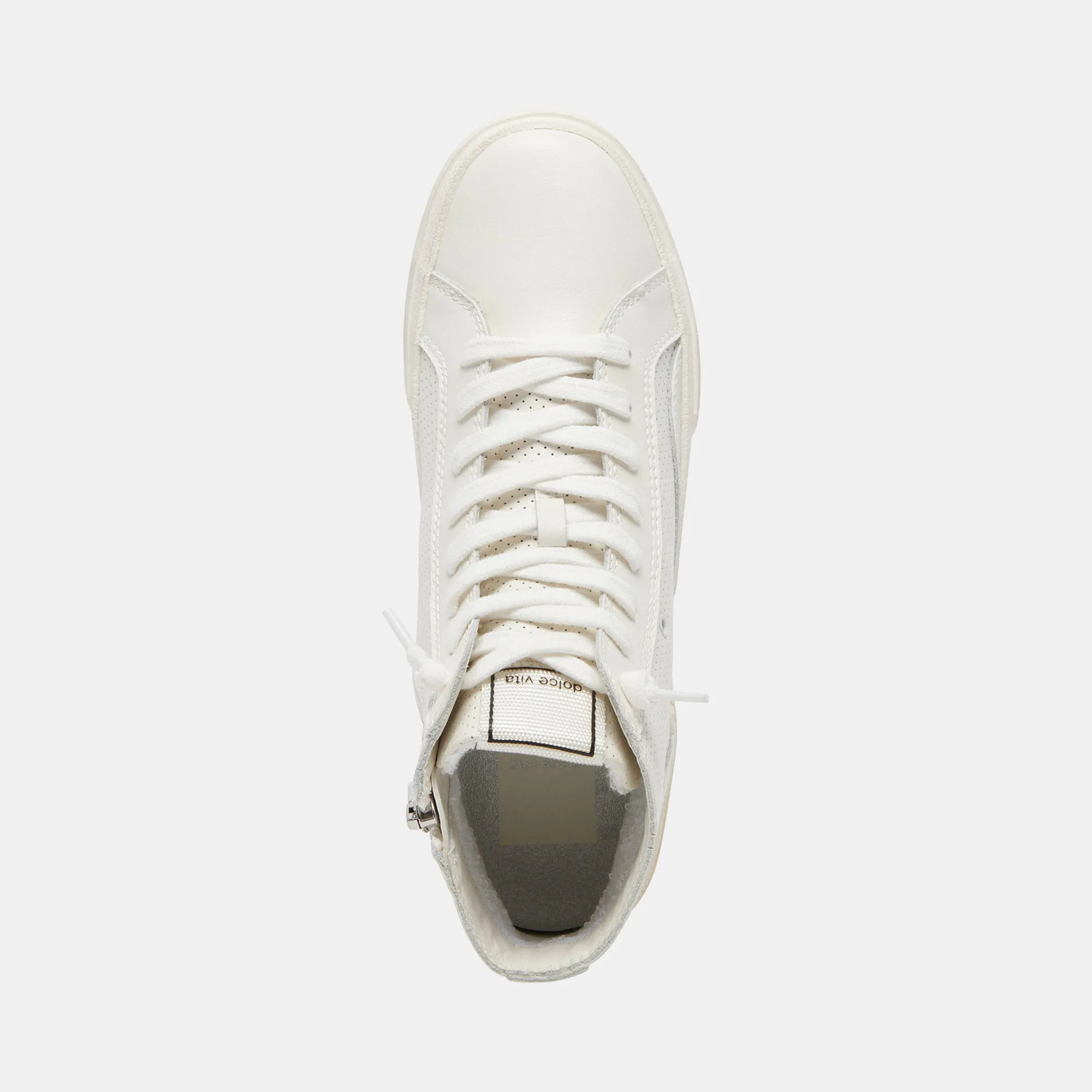 ZOHARA SNEAKERS WEIßES PERFORIERTES LEDER