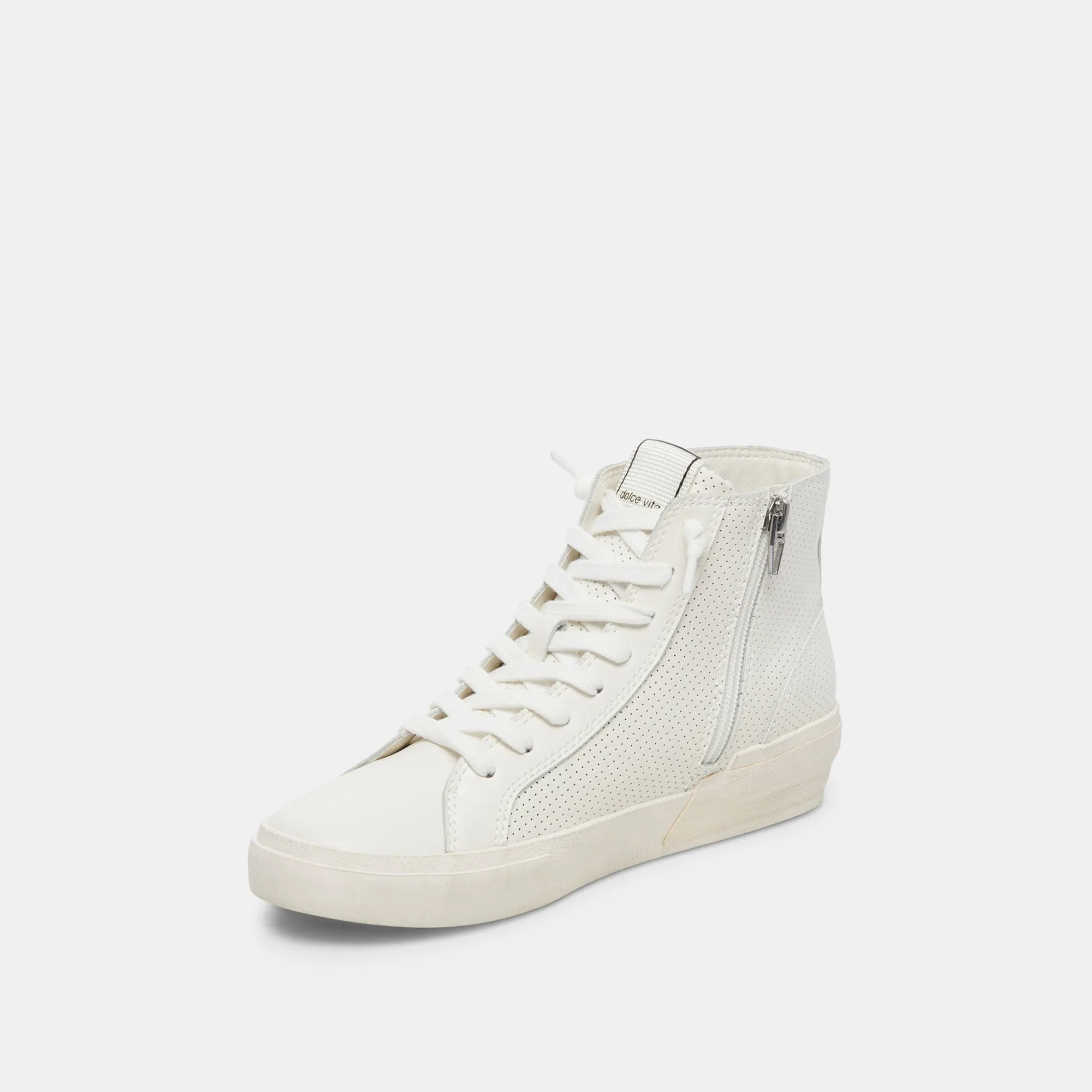 ZOHARA SNEAKERS WEIßES PERFORIERTES LEDER